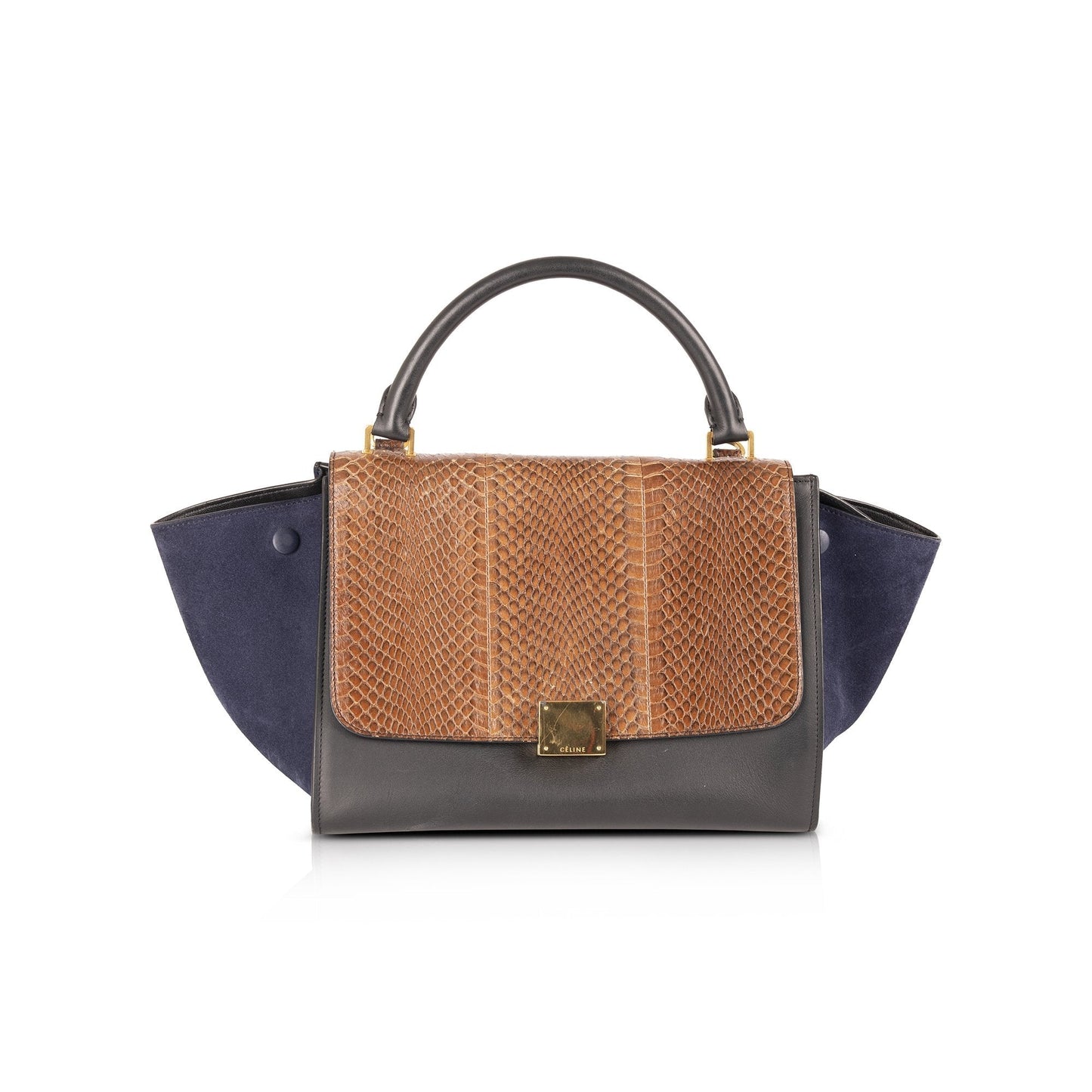 Celine Small Python Trapeze Bag