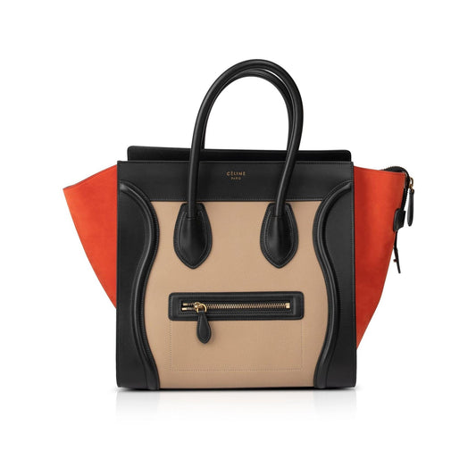 Celine Tricolour Mini Luggage Tote