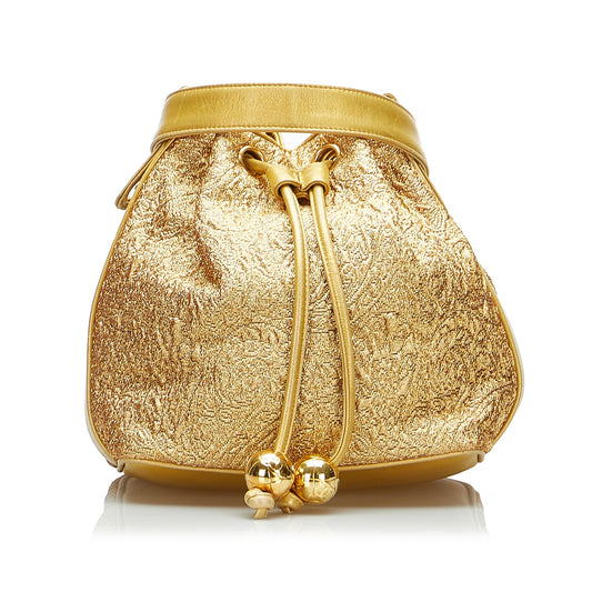 Chanel Brocade Bucket Bag SHG qezhHO
