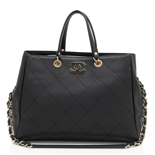 Chanel Bullskin Neo Soft Medium Shopping Tote SHF 64NjCF
