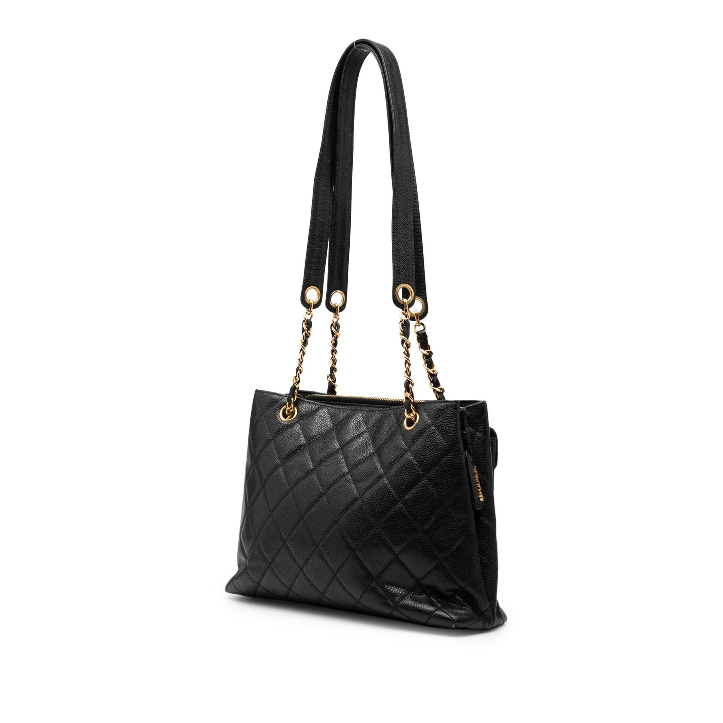 Chanel CC Caviar Front Pocket Shoulder Bag