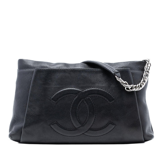 Chanel CC Caviar Tuck Tote