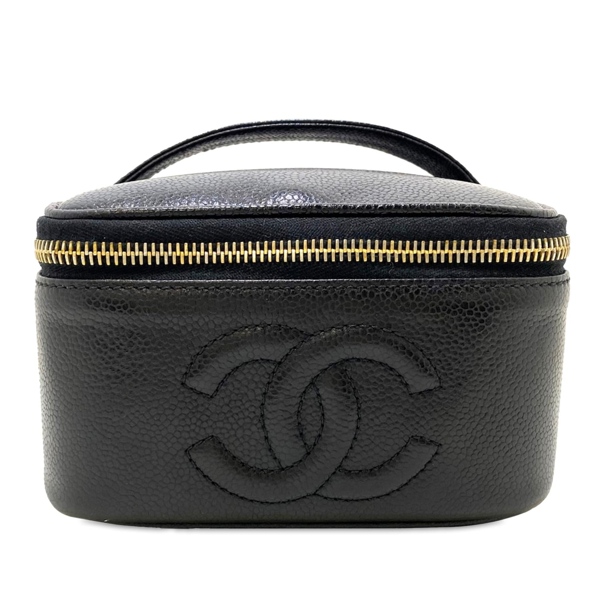 Chanel CC Caviar Vanity Case (SHG-Mv2oPi) Handbag