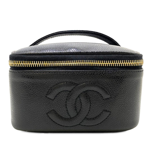 Chanel CC Caviar Vanity Case (SHG-Mv2oPi) Handbag