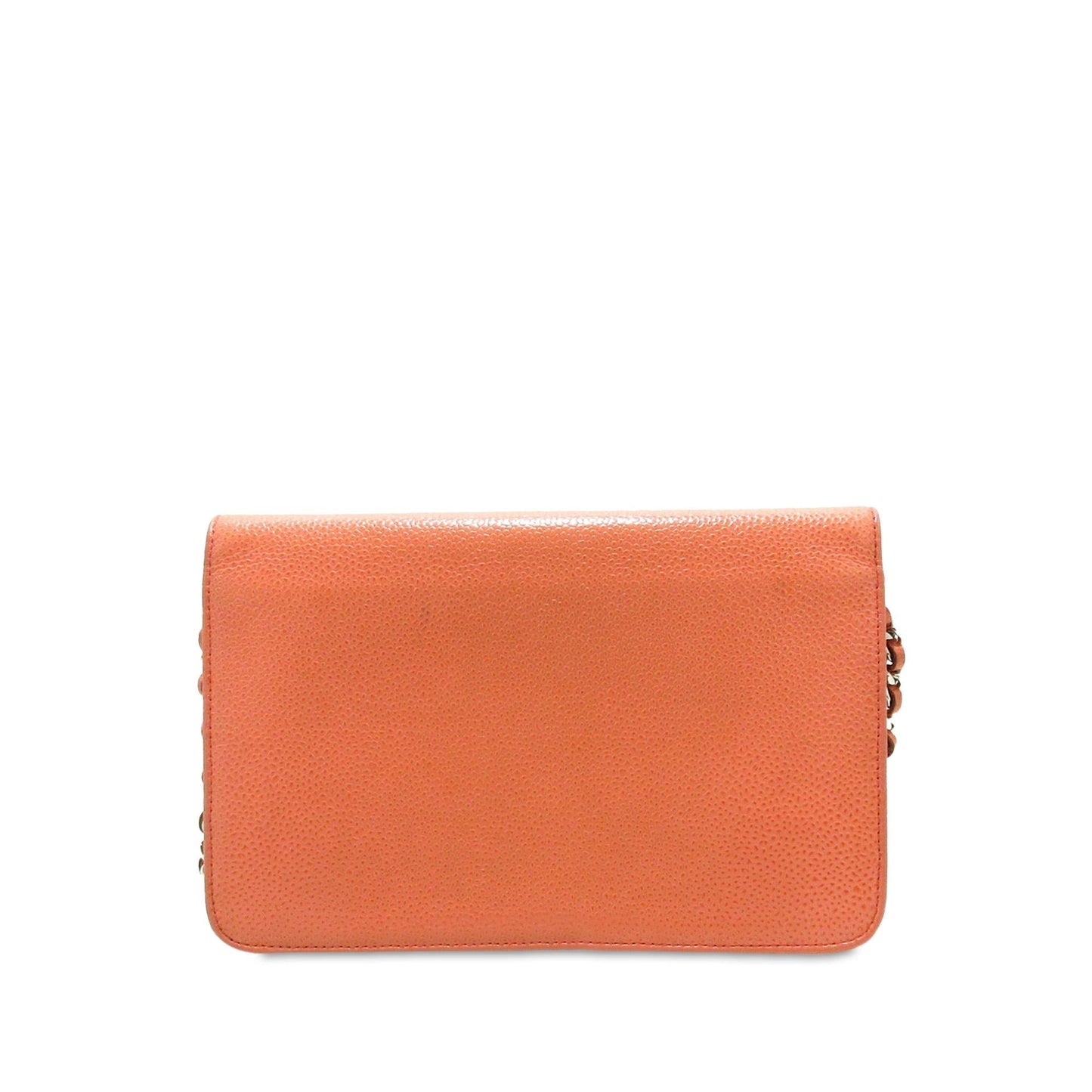 Chanel CC Caviar Wallet On Chain (SHG-Fvkwf6) Crossbody