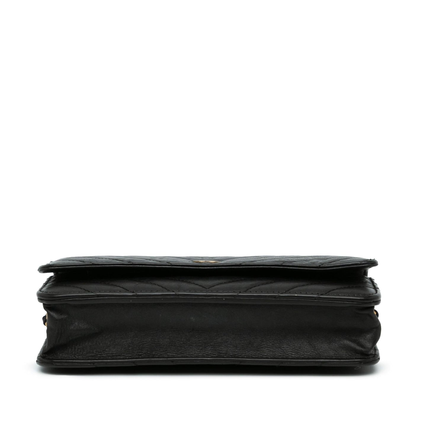 Chanel CC Chevron Lambskin Wallet On Chain (SHG-68tvq5) Crossbody