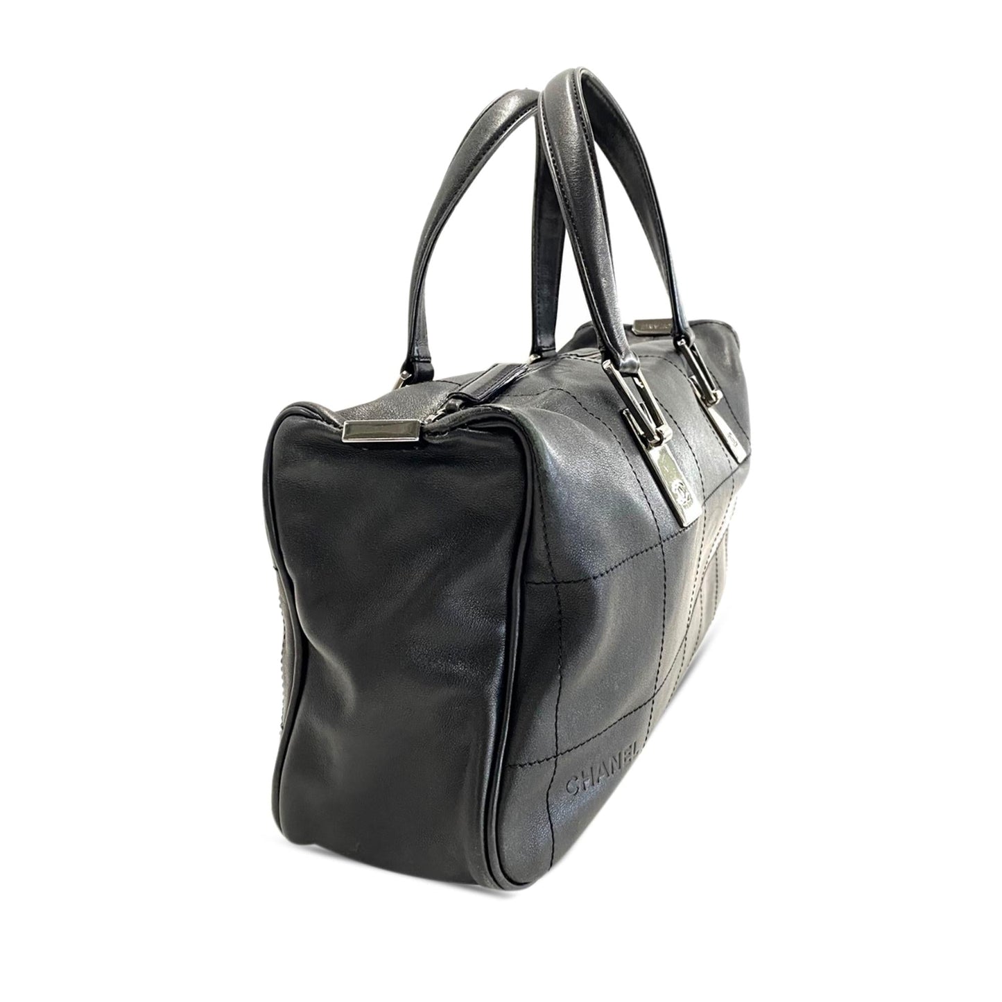 Chanel CC Choco Bar Lambskin Handbag (SHG-xRGfUa)