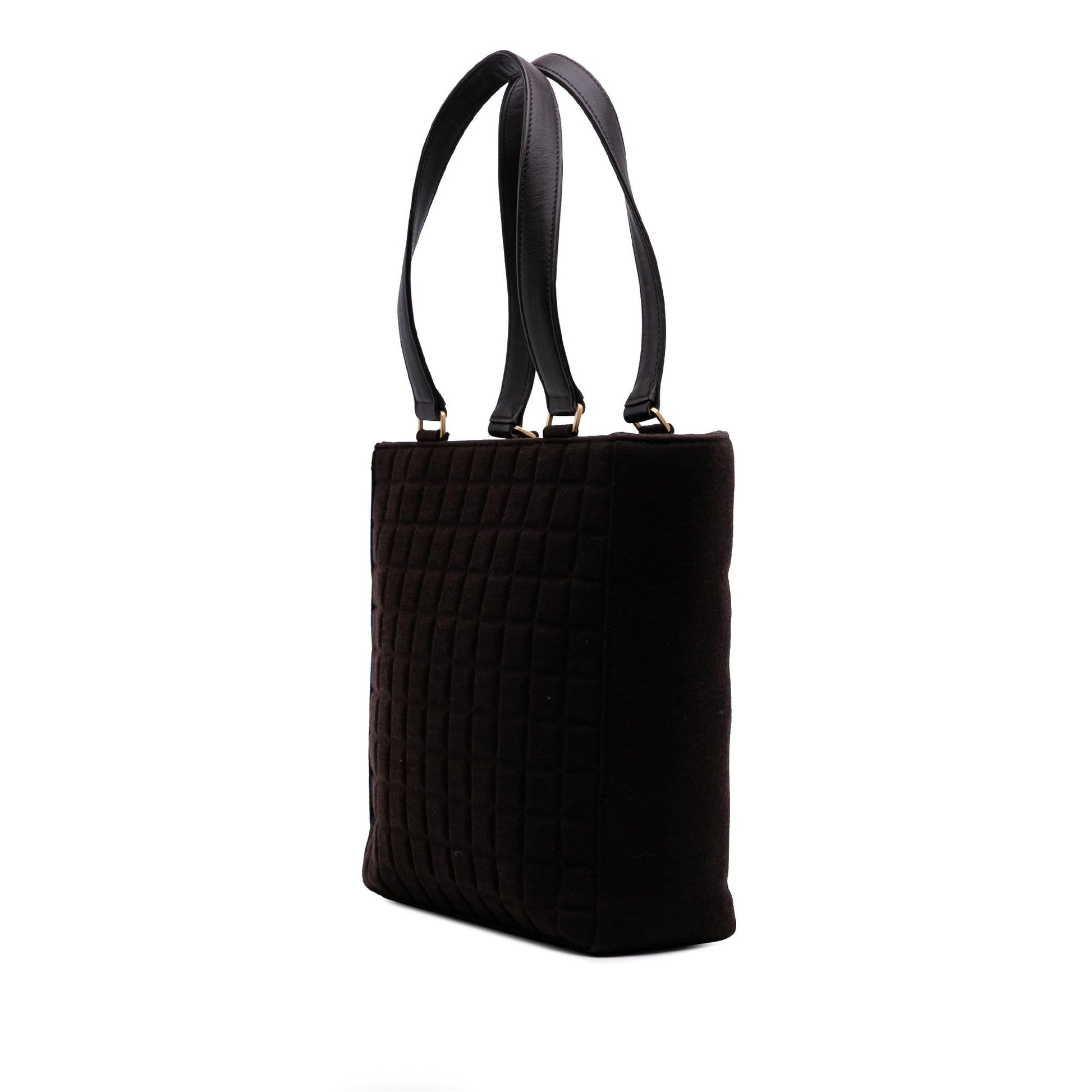Chanel CC Chocolate Bar Jersey Tote