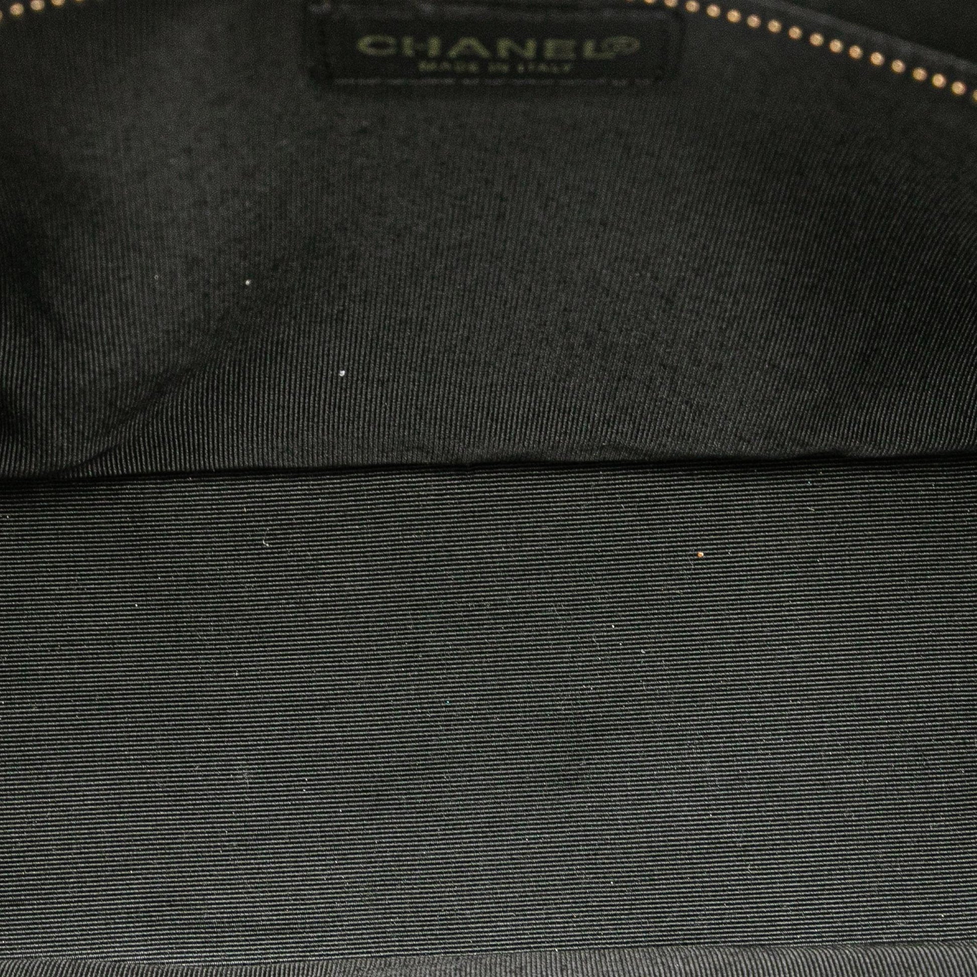 Chanel CC Chocolate Bar Lambskin Tote