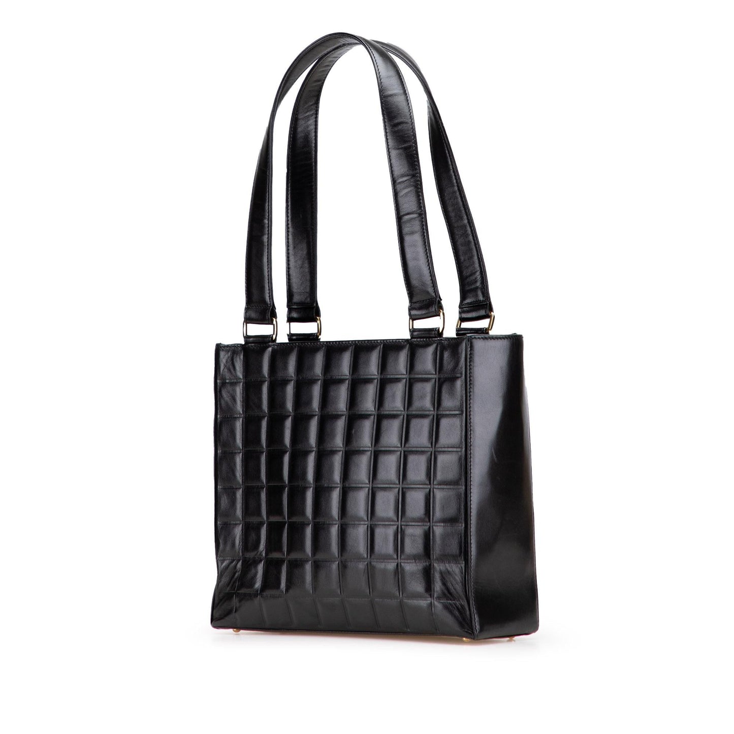 Chanel CC Chocolate Bar Lambskin Tote