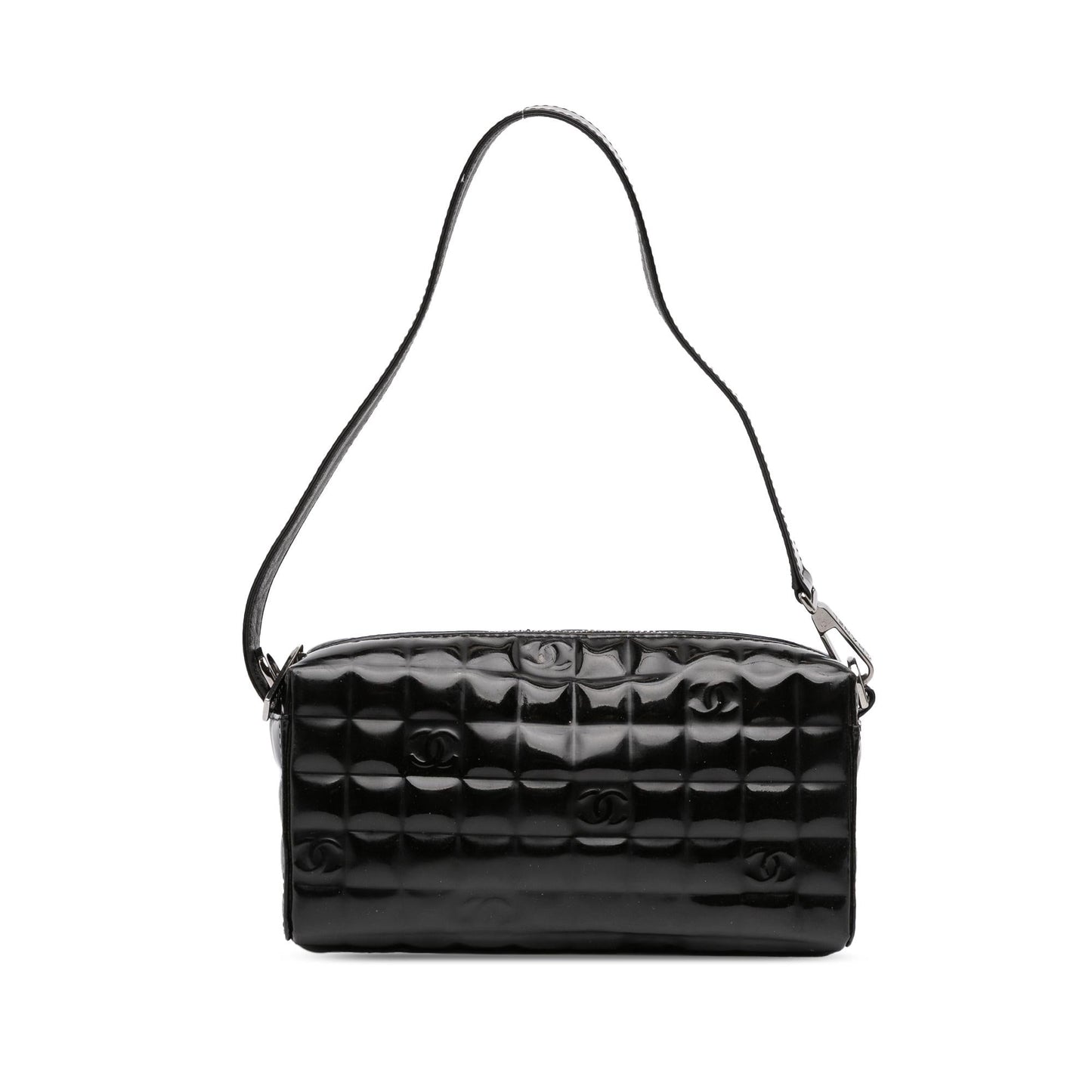 Chanel CC Chocolate Bar Patent Shoulder Bag