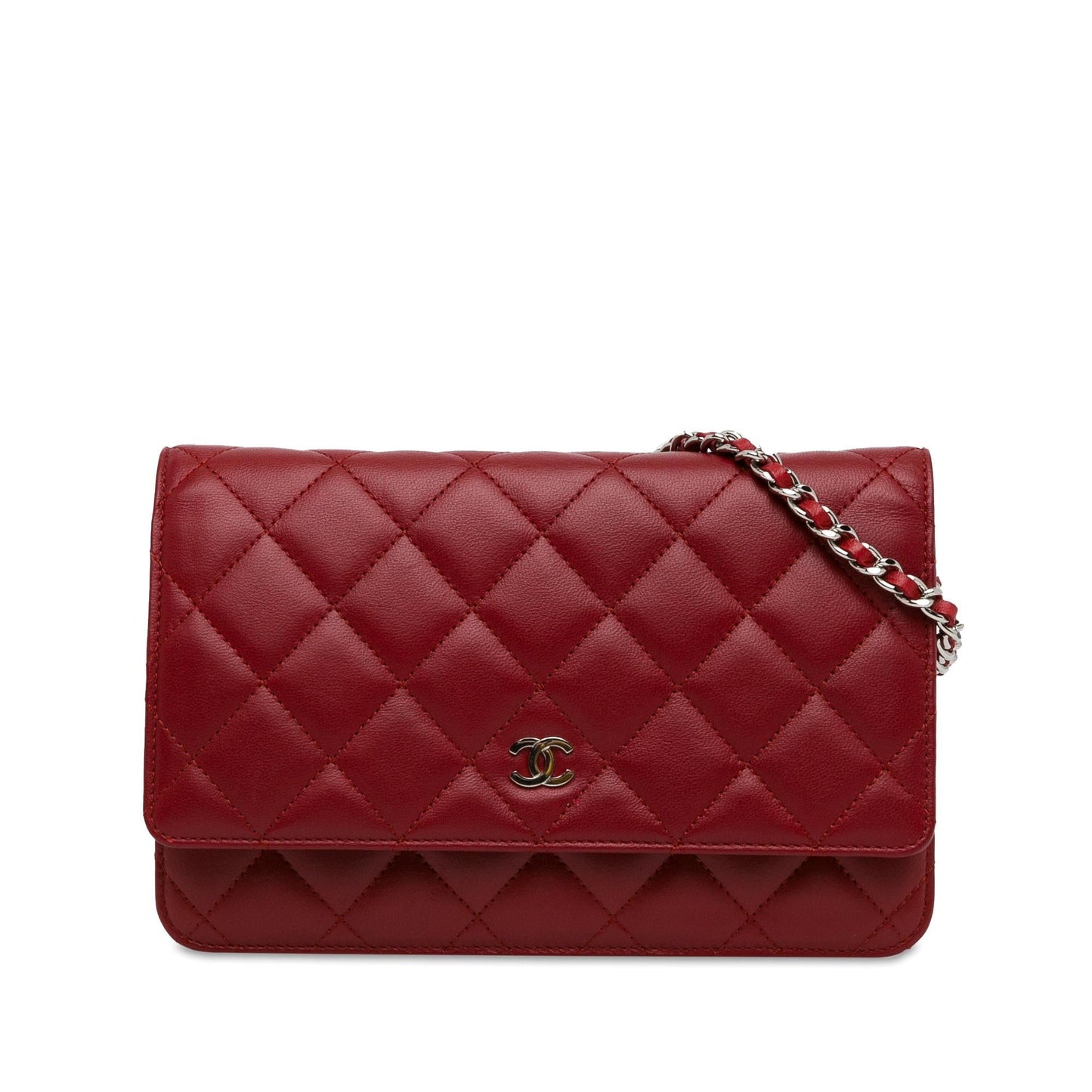 Chanel CC Lambskin Wallet on Chain (SHG-nOOcvI) Crossbody