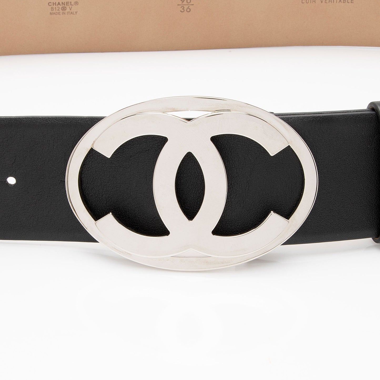 Chanel CC Logo Belt - Size 36 / 90 (SHF-5KF8I3) Handbag