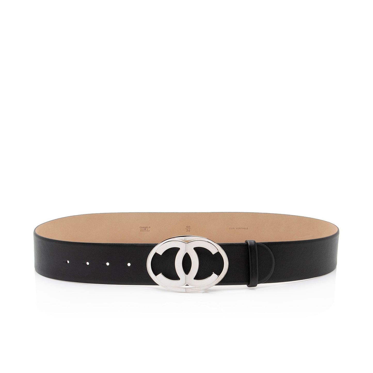 Chanel CC Logo Belt - Size 36 / 90 (SHF-5KF8I3) Handbag