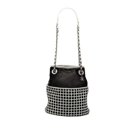 Chanel CC Mesh and Calfskin Bucket Bag