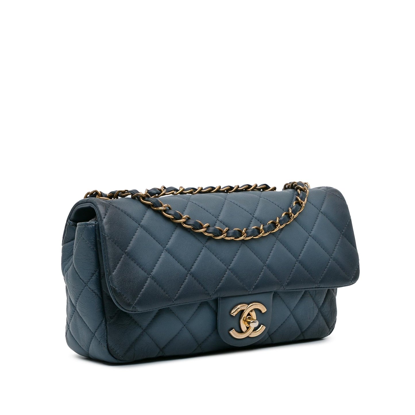 Chanel CC Quilted Calfskin Ombre Flap (SHG-mJHtHE) Shoulder Bag