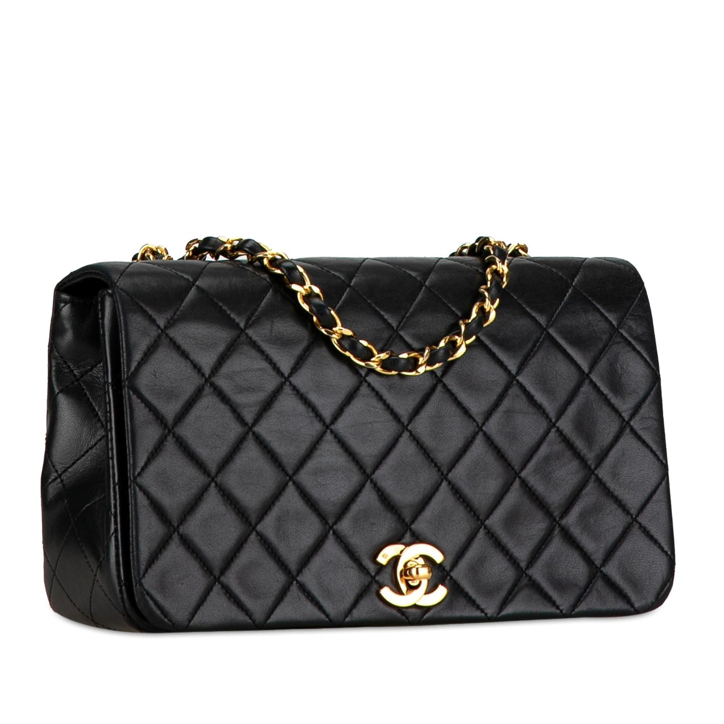 Chanel CC Quilted Lambskin Full Flap (SHG-Y9hmIP) Crossbody