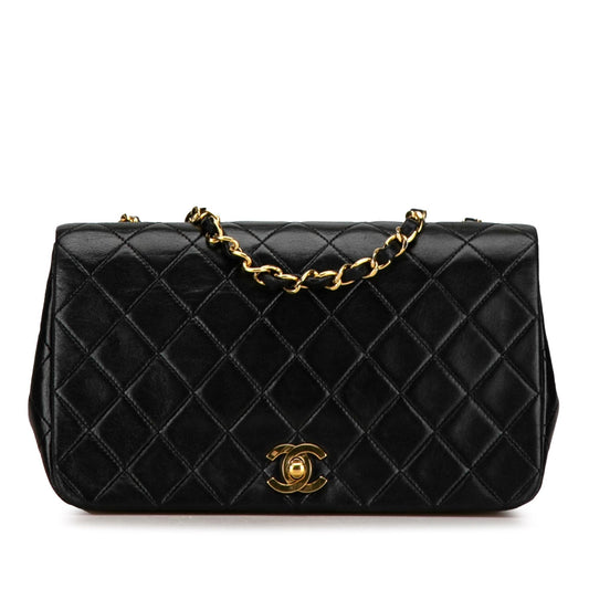 Chanel CC Quilted Lambskin Full Flap (SHG-6r8o9E) Crossbody