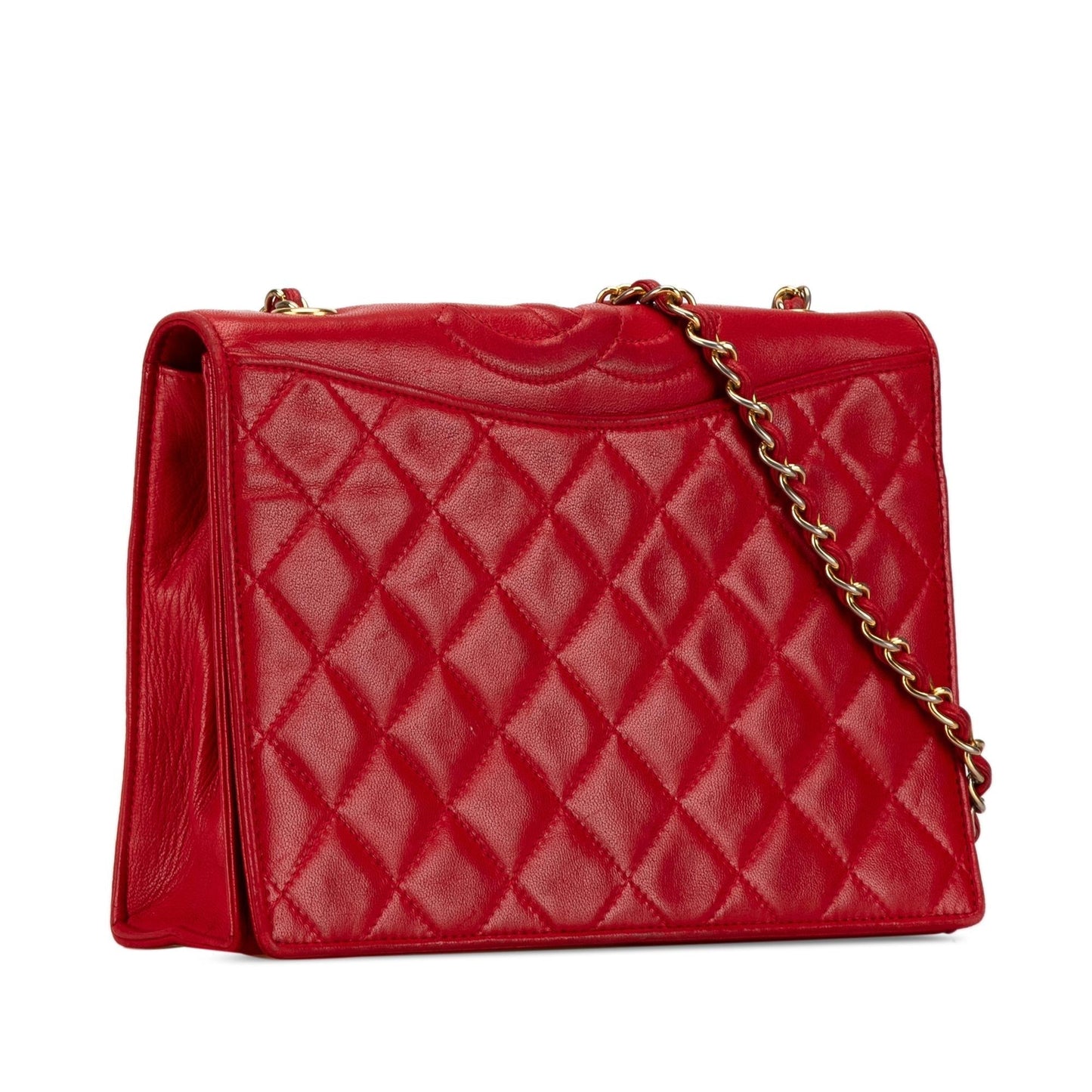 Chanel CC Quilted Lambskin Full Flap (SHG-7wGs7j) Crossbody