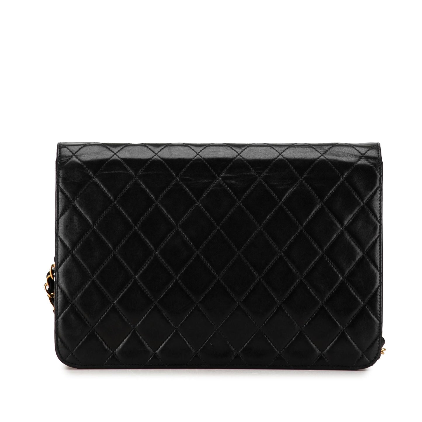 Chanel CC Quilted Lambskin Single Flap (SHG-O86IKP) Crossbody