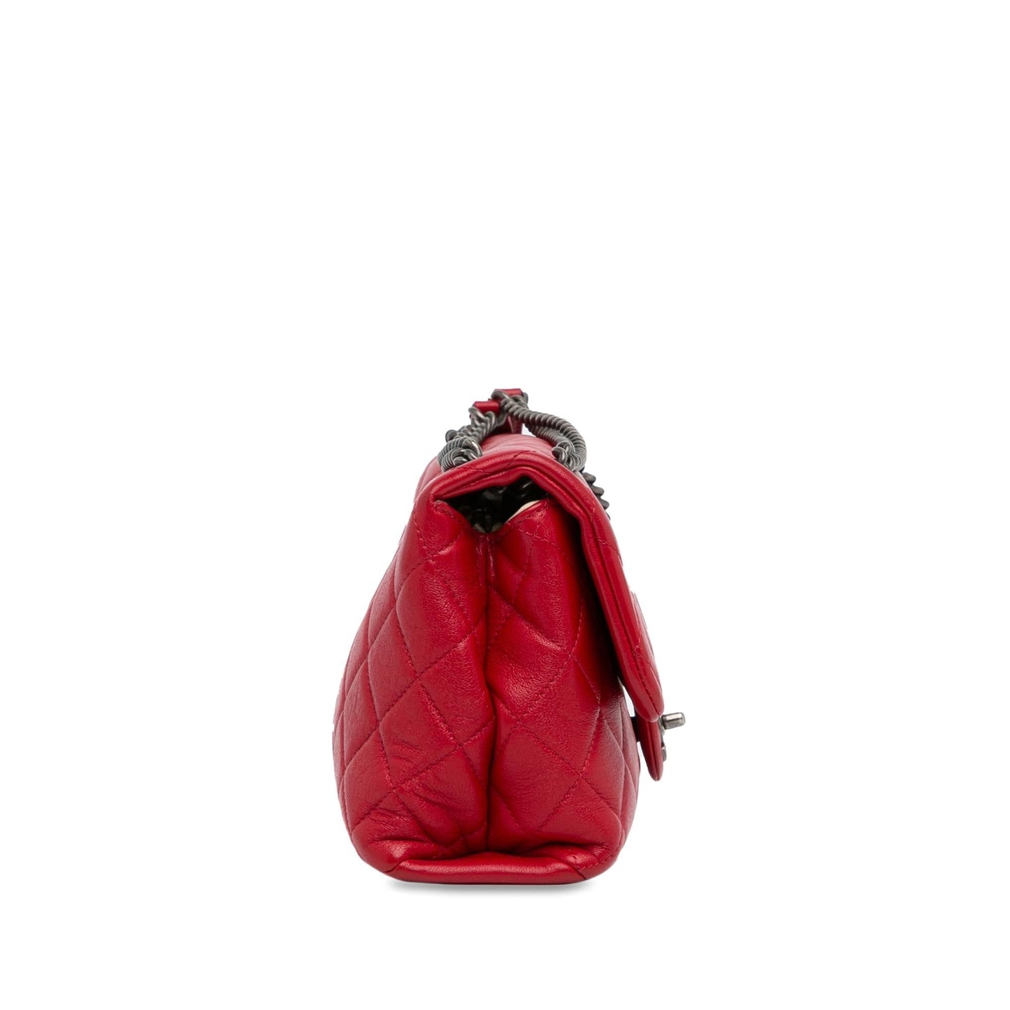 Chanel CC Quilted Lambskin Single Flap (SHG-srjhdn) Shoulder Bag