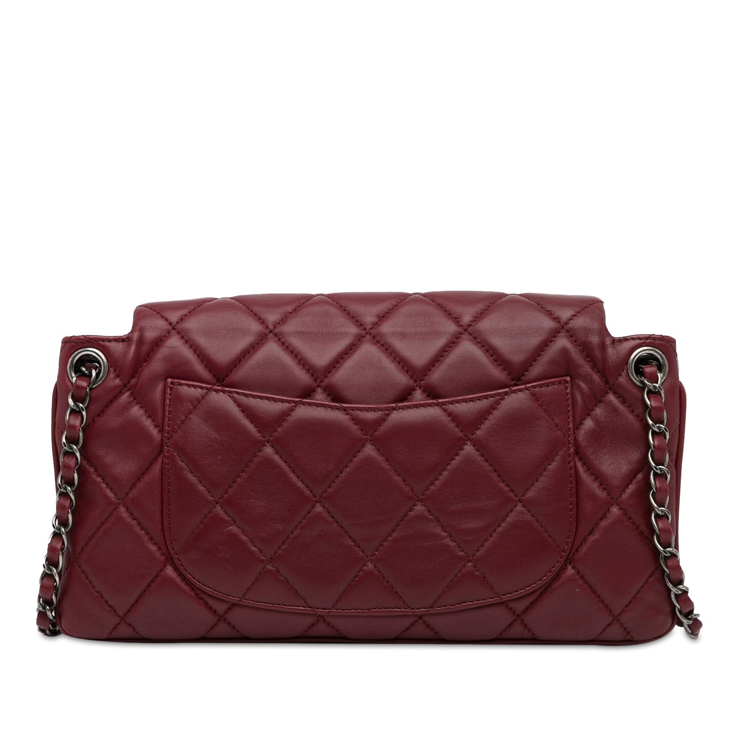 Chanel CC Quilted Lambskin Single Flap (SHG-zHHunq) Shoulder Bag