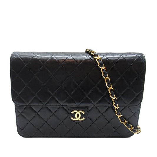 Chanel CC Quilted Lambskin Single Flap (SHG-iO4bfz) Crossbody