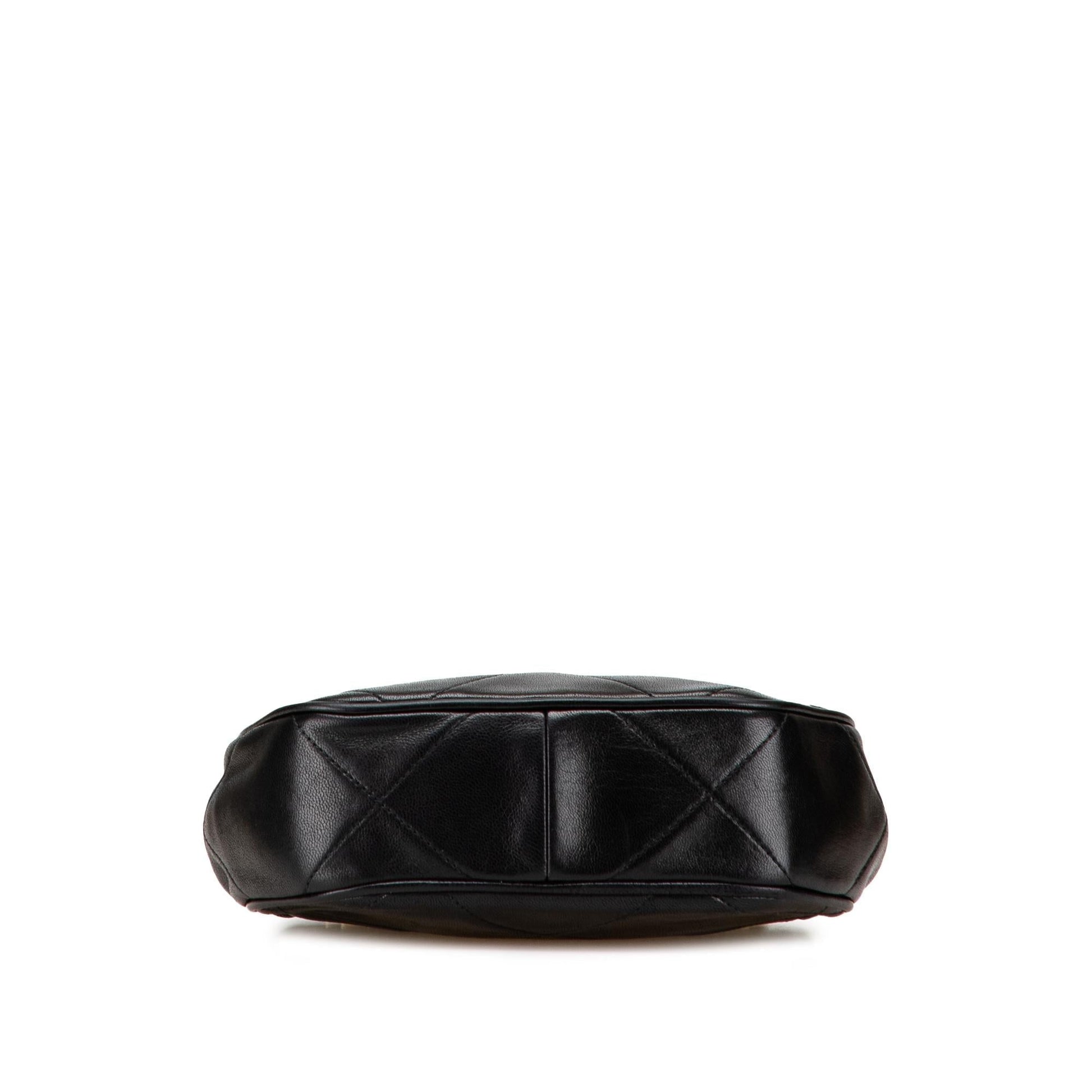 Chanel CC Quilted Lambskin Tassel Crossbody