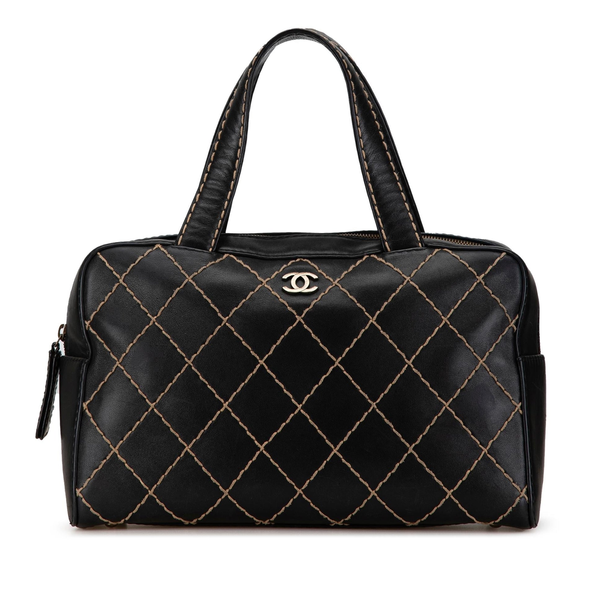 Chanel CC Wild Stitch Lambskin Handbag (SHG-PztZdy)