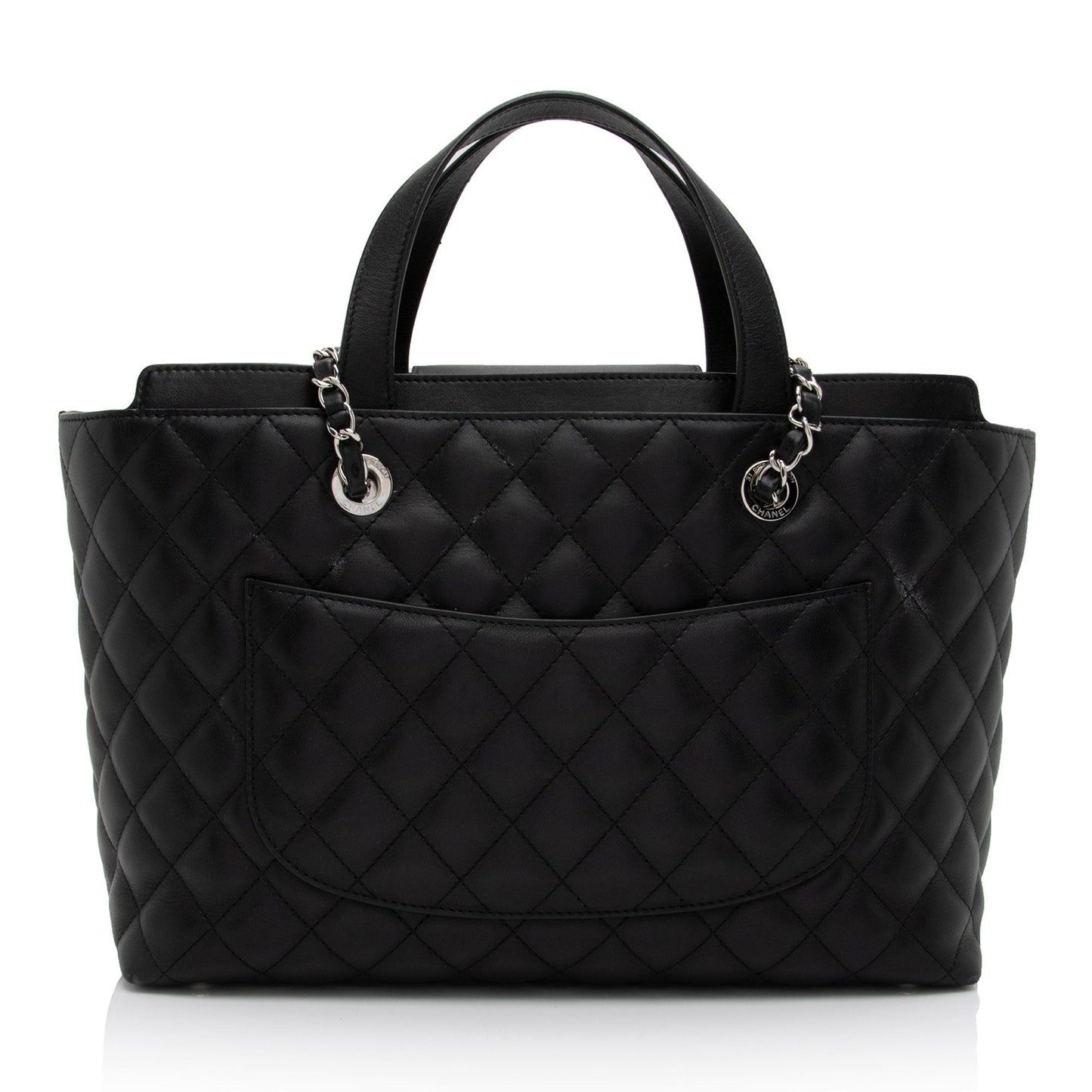 Chanel Calfskin CC Large Shopping Tote SHF kkslci