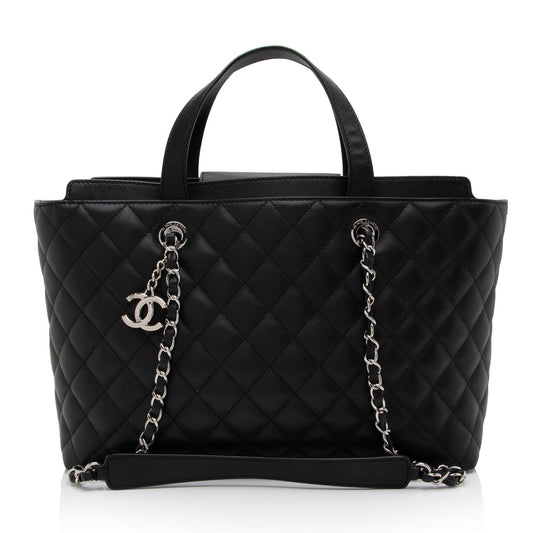 Chanel Calfskin CC Large Shopping Tote SHF kkslci