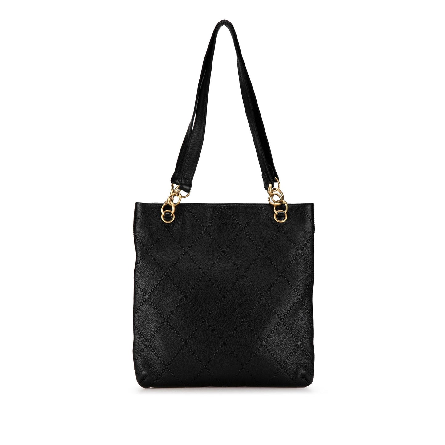 Chanel Calfskin CC Wild Sitch Chain Tote SHG 3bUSXo