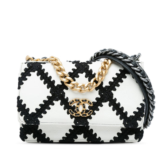 Chanel Calfskin Crochet 19 Wallet On Chain SHG mu2cGS