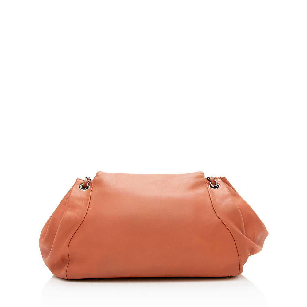 Chanel Calfskin Hampton Accordion Shoulder Bag SHF 16469