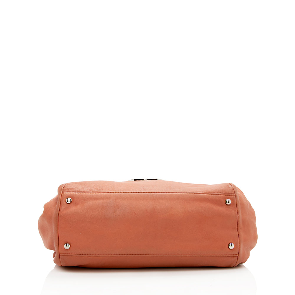 Chanel Calfskin Hampton Accordion Shoulder Bag SHF 16469