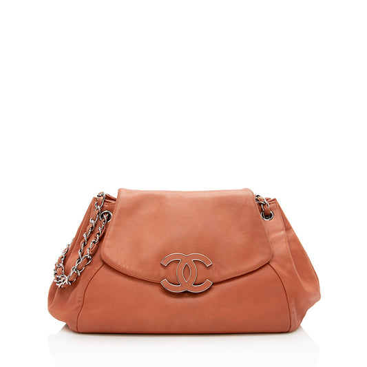 Chanel Calfskin Hampton Accordion Shoulder Bag SHF 16469