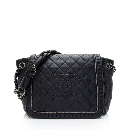 Chanel Calfskin Istanbul Flap Shoulder Bag SHF E8Y0Ku