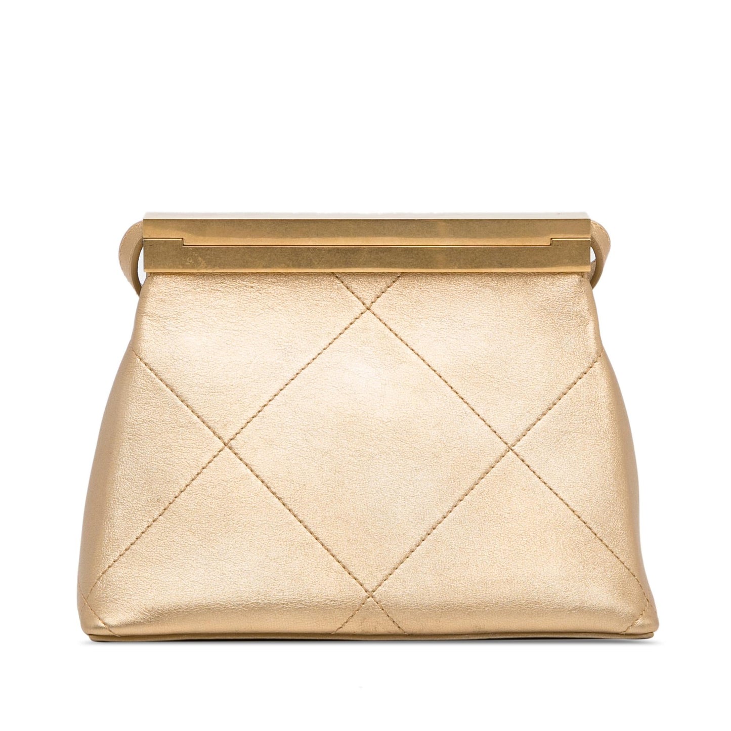Chanel Calfskin Kiss Lock Frame Bag SHG Fxs2qA