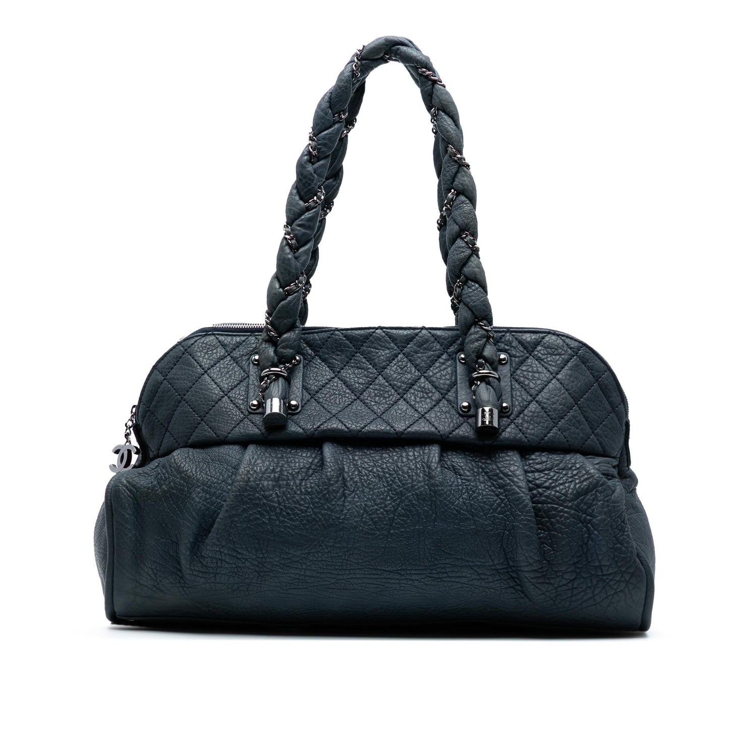 Chanel Calfskin Braid Shoulder Bag