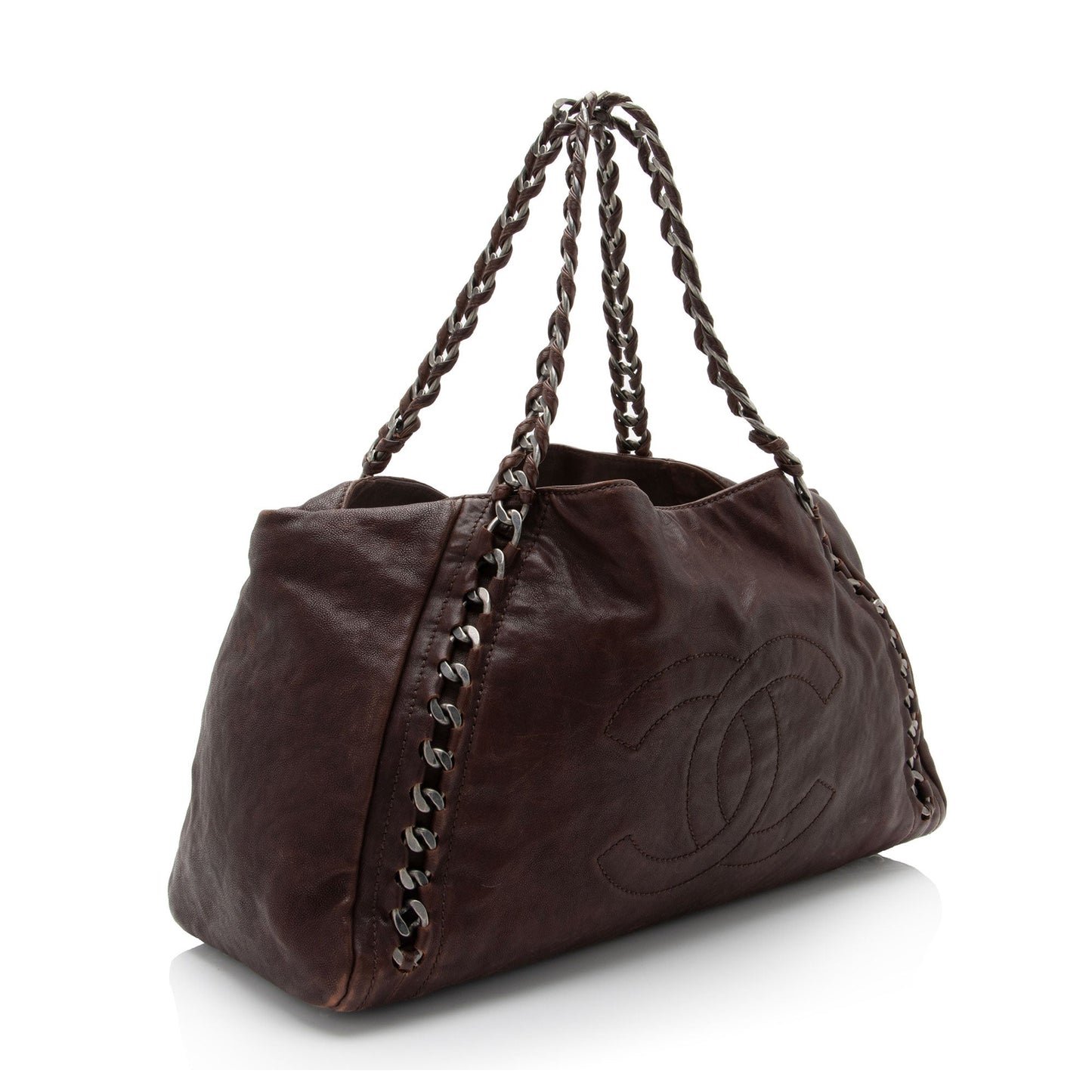 Chanel Calfskin Modern Chain CC Large Tote SHF PQHhp1