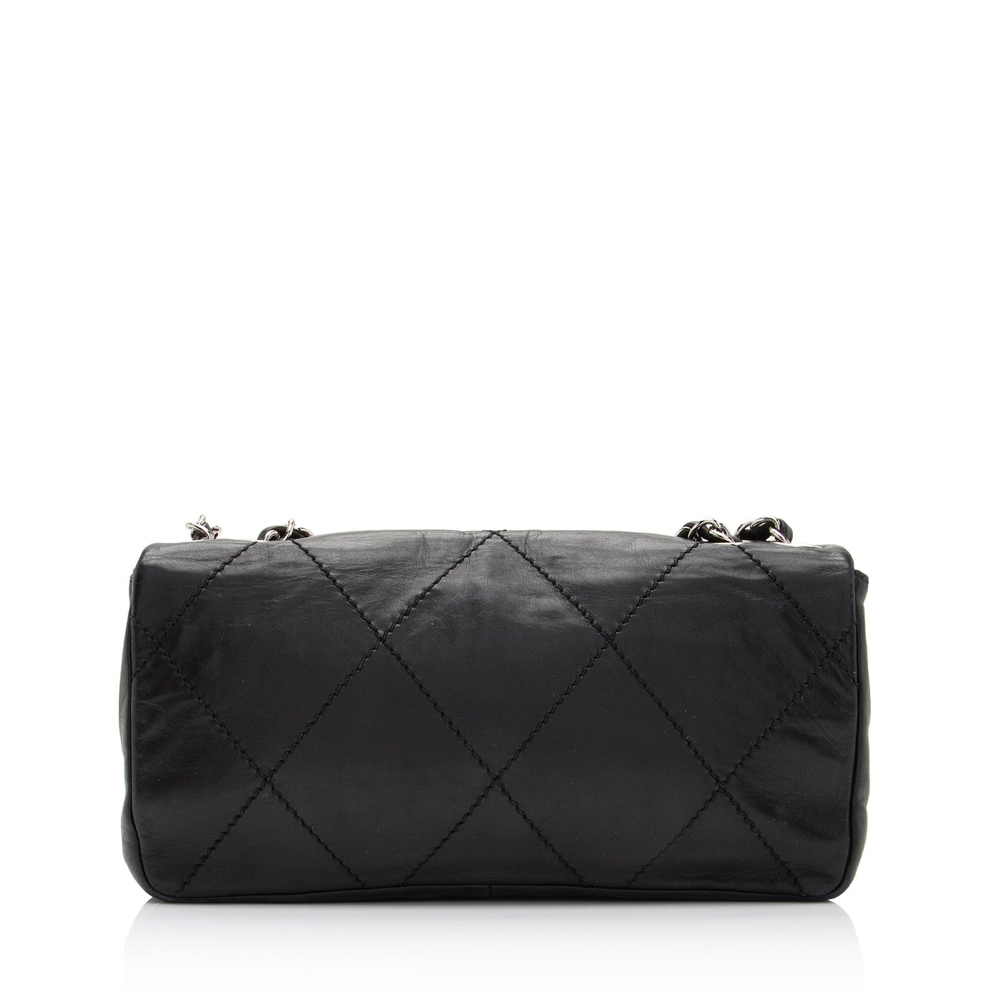 Chanel Calfskin Oversized Quilted CC Small Flap Bag SHF FRyV1T