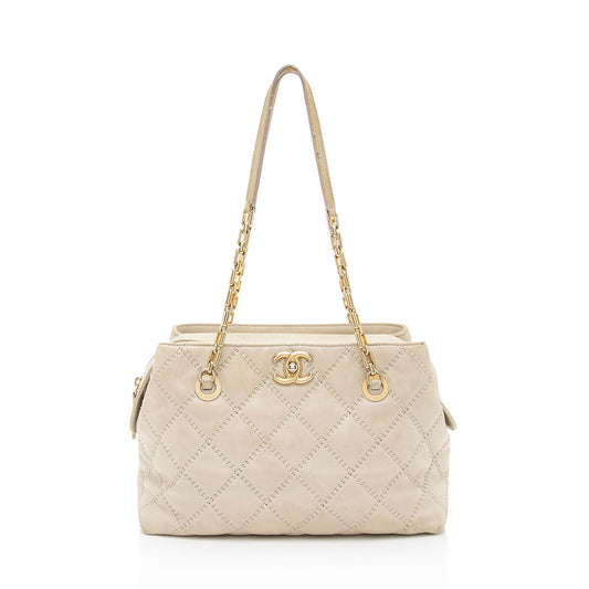 Chanel Calfskin Retro Chain Tote SHF syaS0b