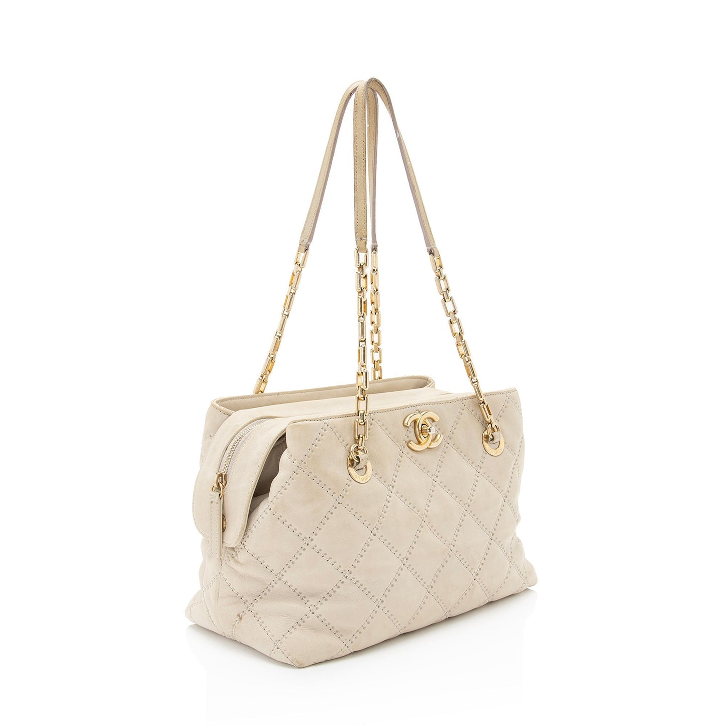 Chanel Calfskin Retro Chain Tote SHF syaS0b