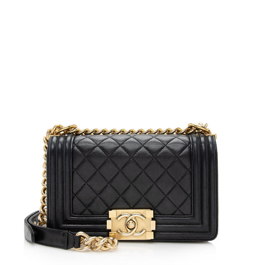 Chanel Calfskin Small Boy Bag SHF 22437
