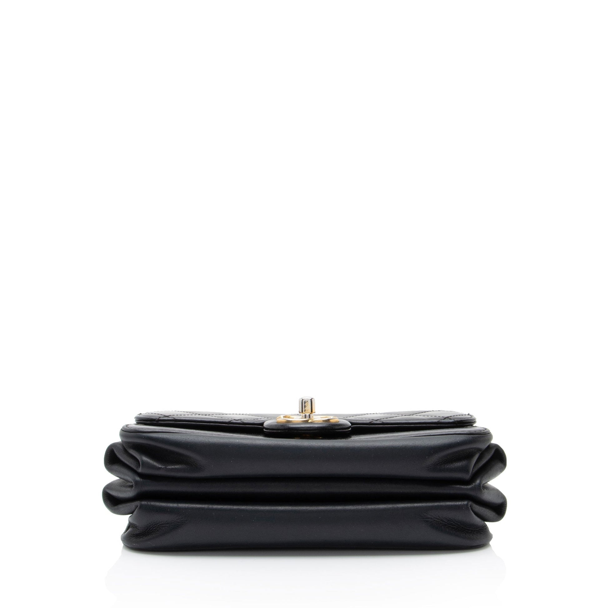 Chanel Calfskin Straight Line Mini Flap Bag