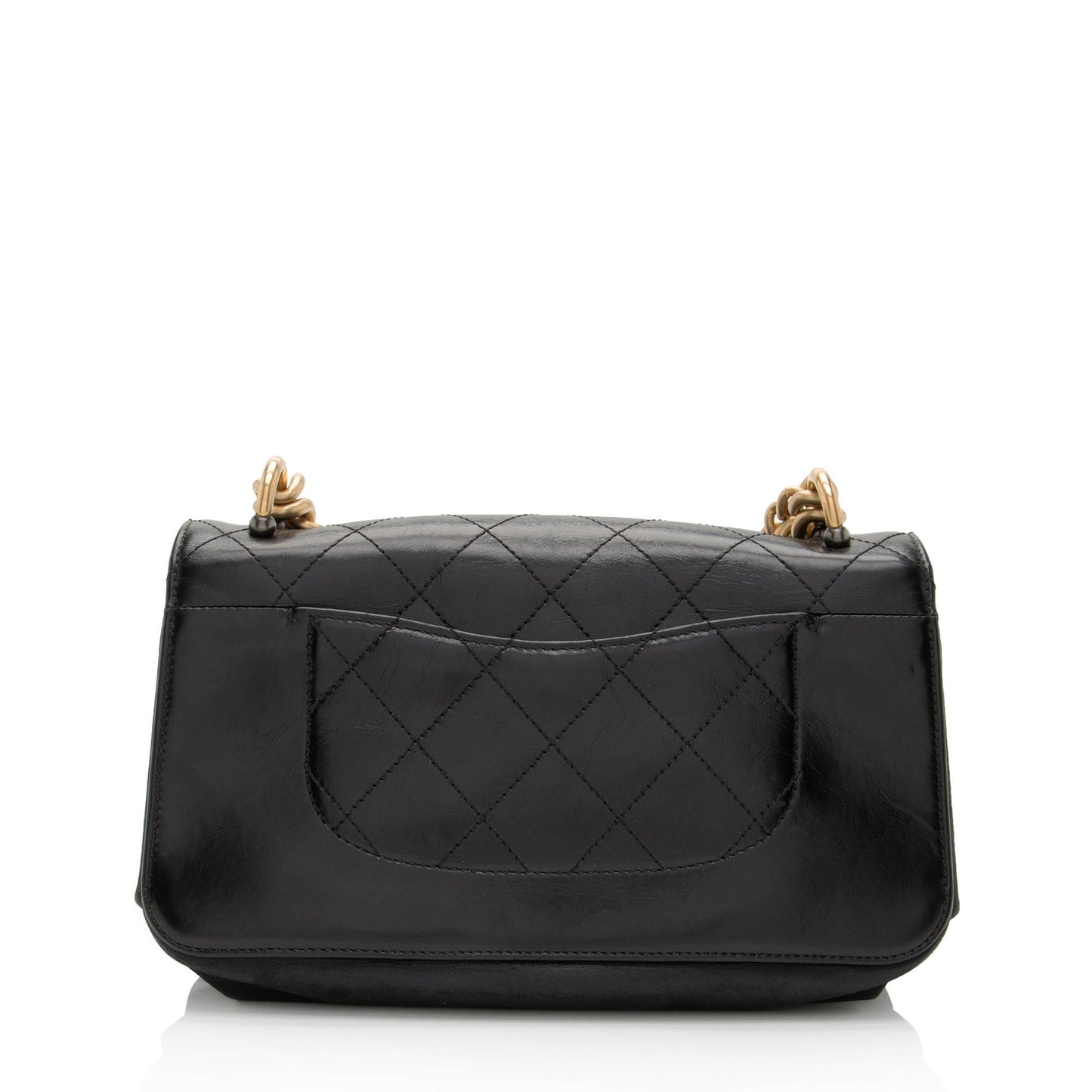 Chanel Calfskin Straight Line Small Flap Bag SHF 6VRqD4