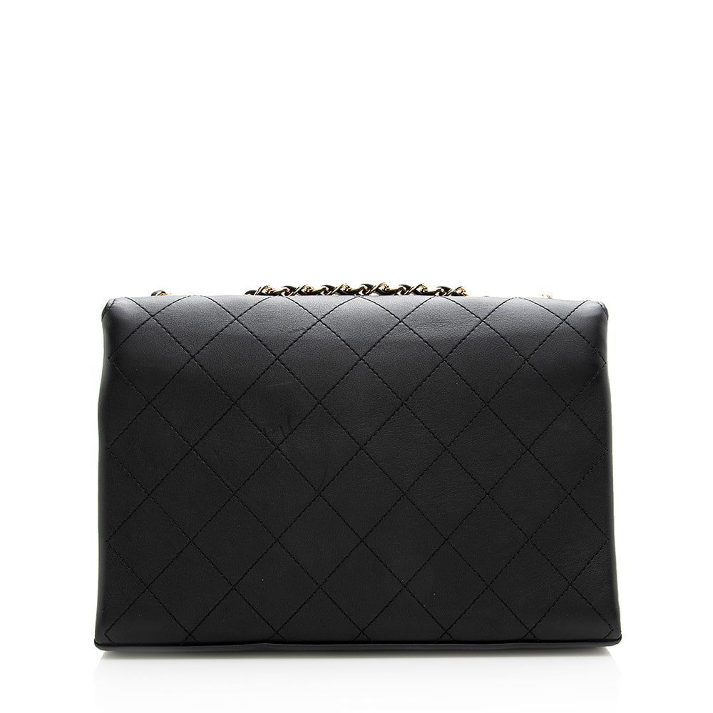 Chanel Calfskin Triple Compartment Flap Bag SHF 19403