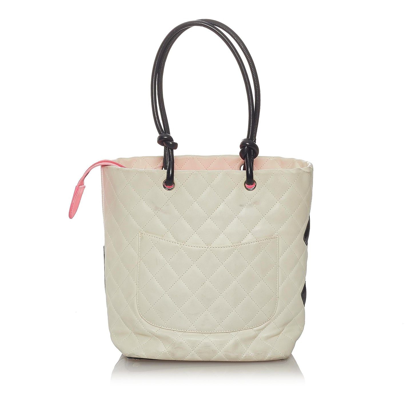 Chanel Cambon Ligne Lambskin Leather Tote Bag SHG 27559