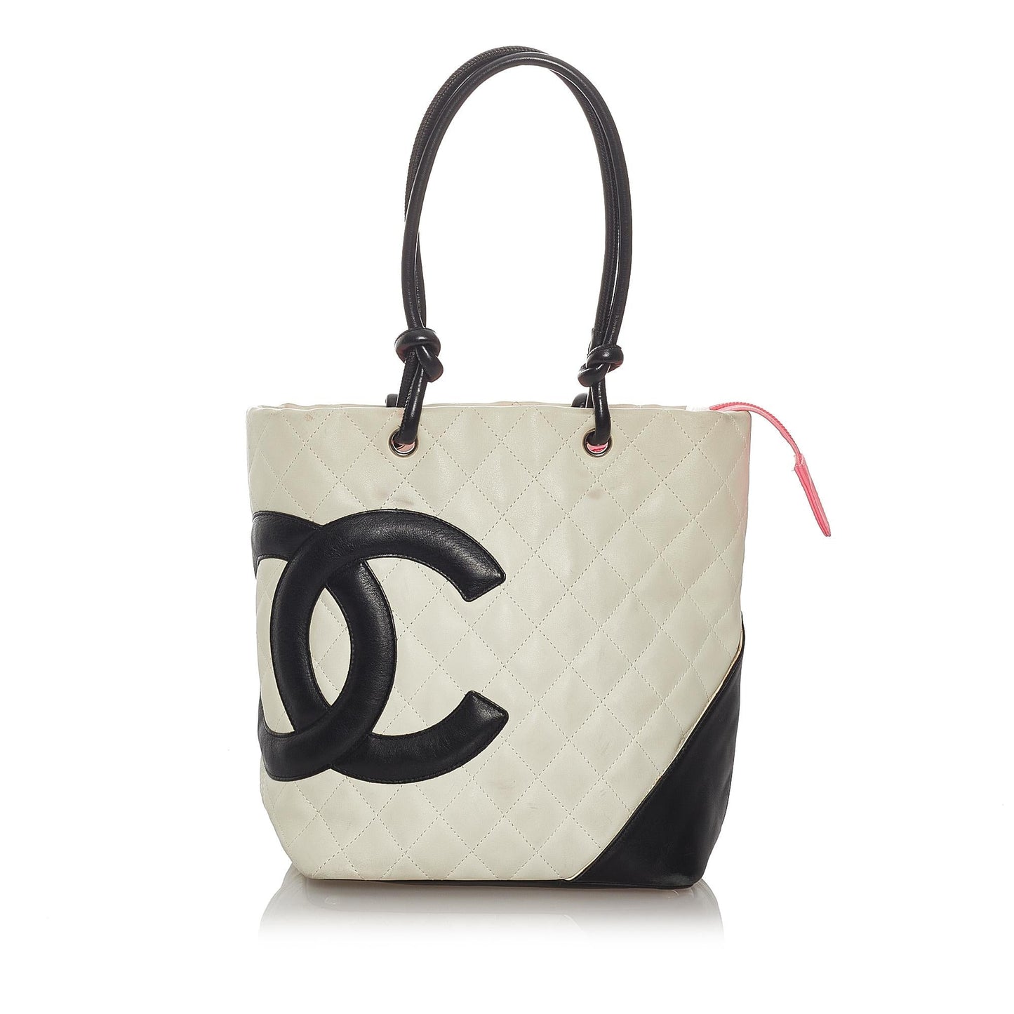 Chanel Cambon Ligne Lambskin Leather Tote Bag SHG 27559
