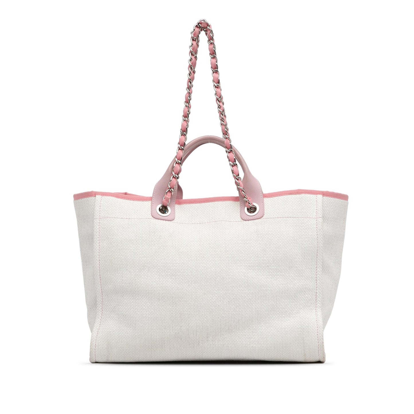 Chanel Canvas Deauville Satchel (SHG-mwl0mY) Handbag